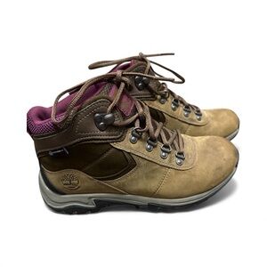 Timberland Women's Tan and Purple Athletic Shoes